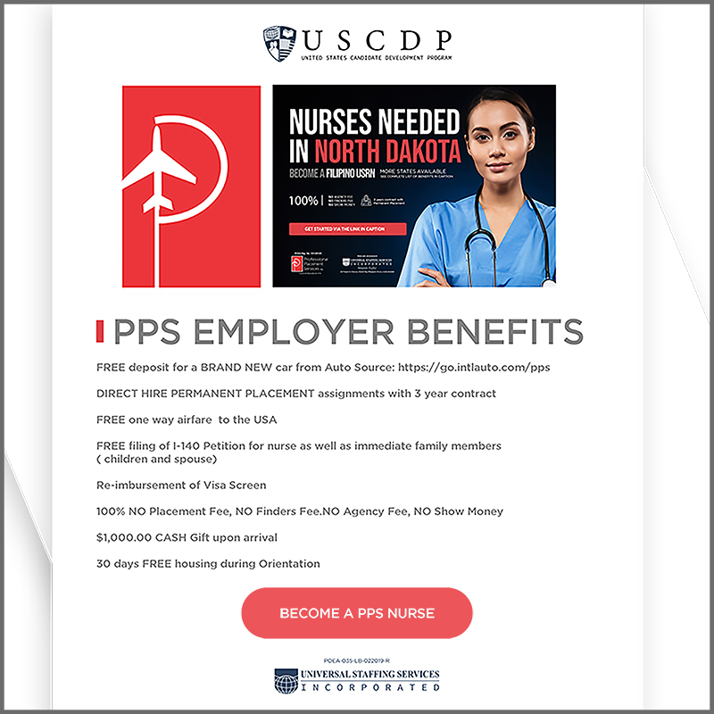 Employer benefits for PPS