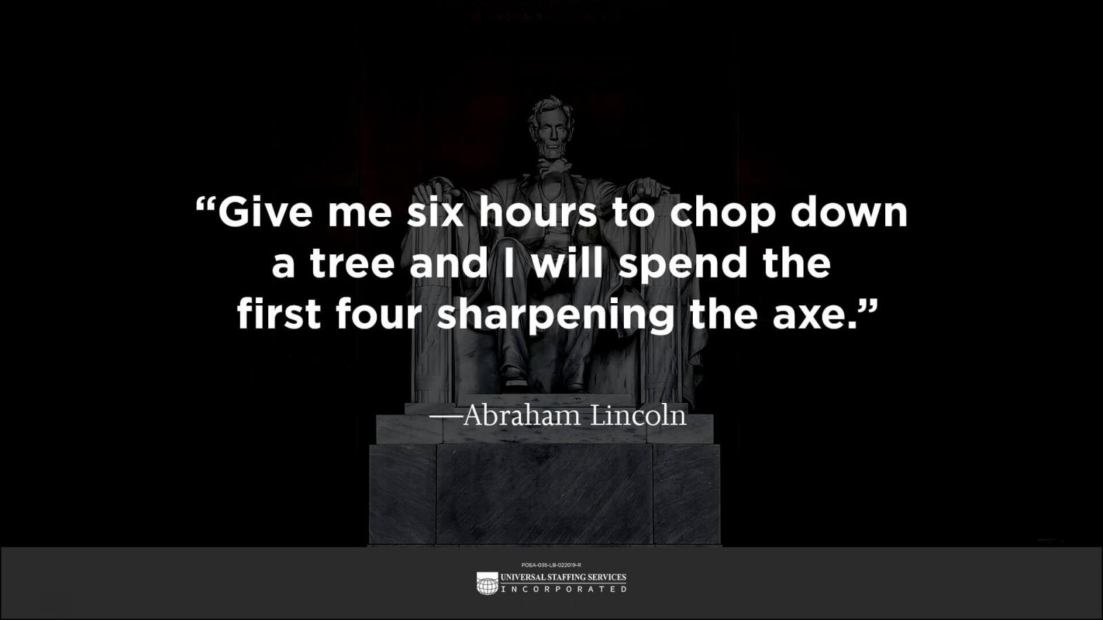 Abraham Lincoln quote