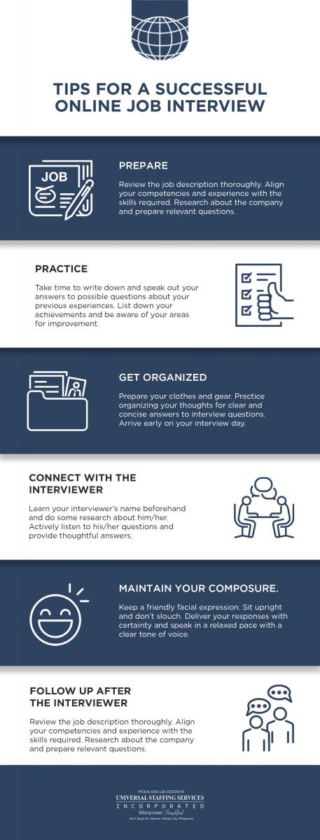 Infographic OFW Job Interview Tips to Help You Get Hired