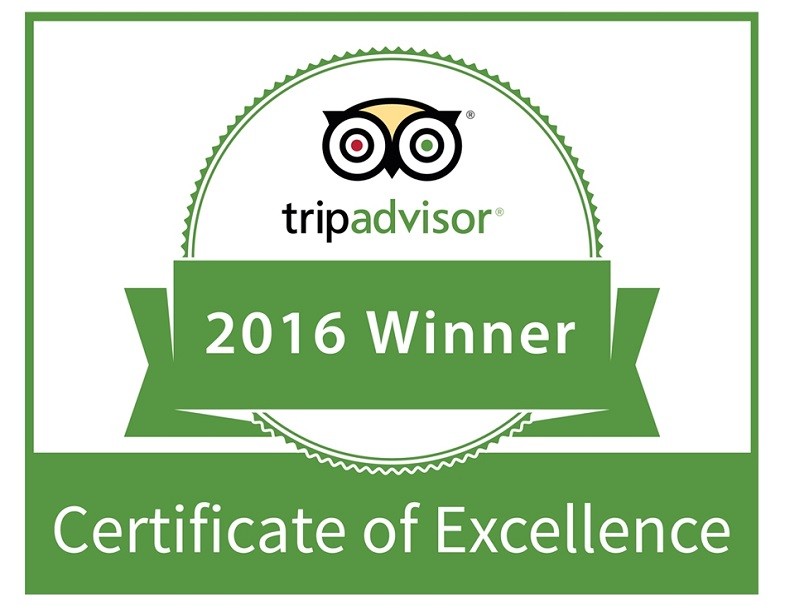 MyTaiwanTour Travel Service AWARDED 2016 TRIPADVISOR CERTIFICATE OF EXCELLENCE