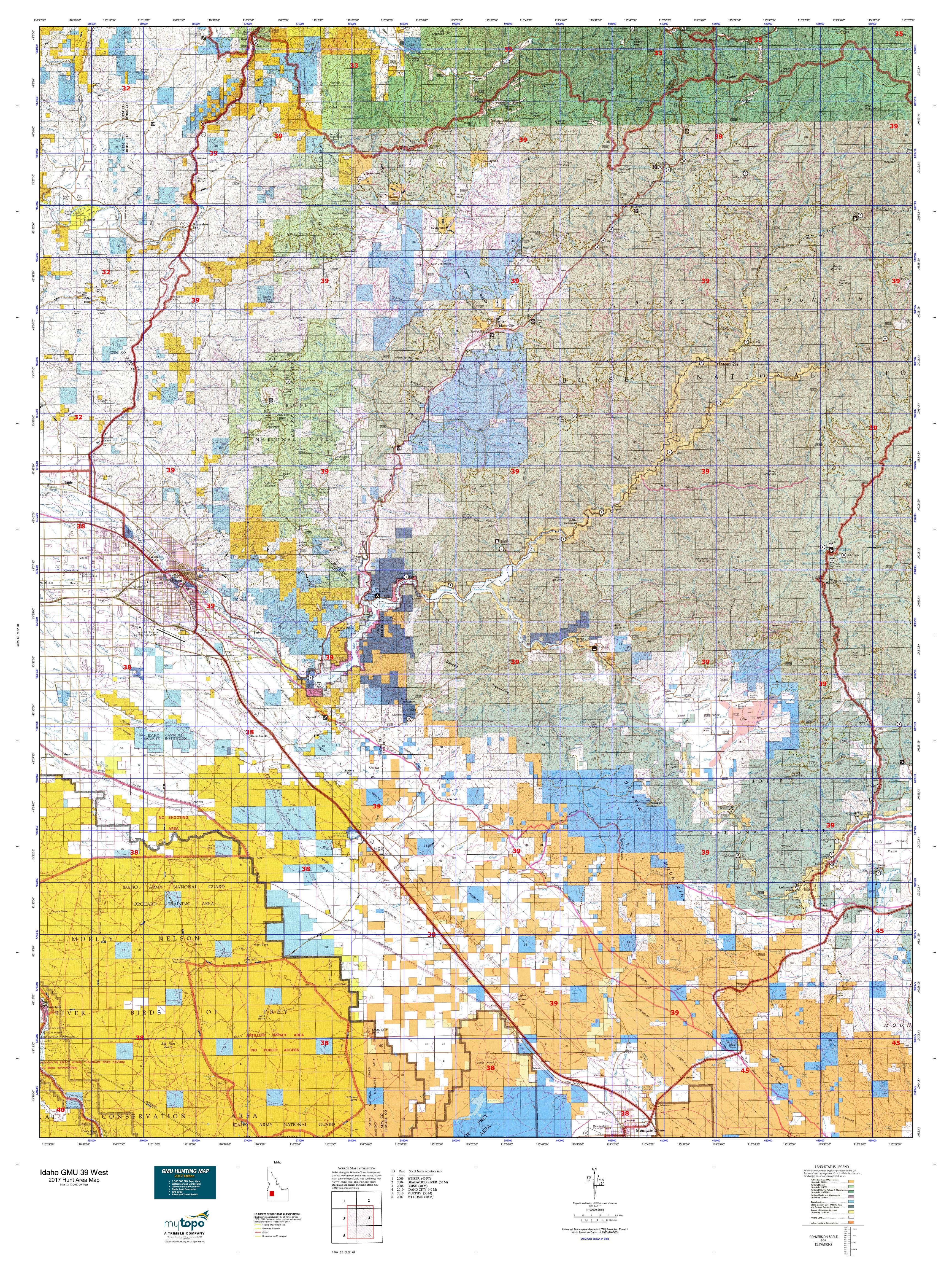 Idwest Preview Image (click To View). Idaho Gmu East Map Mytopo idwest preview image (click to view). idaho gmu east map mytopo
