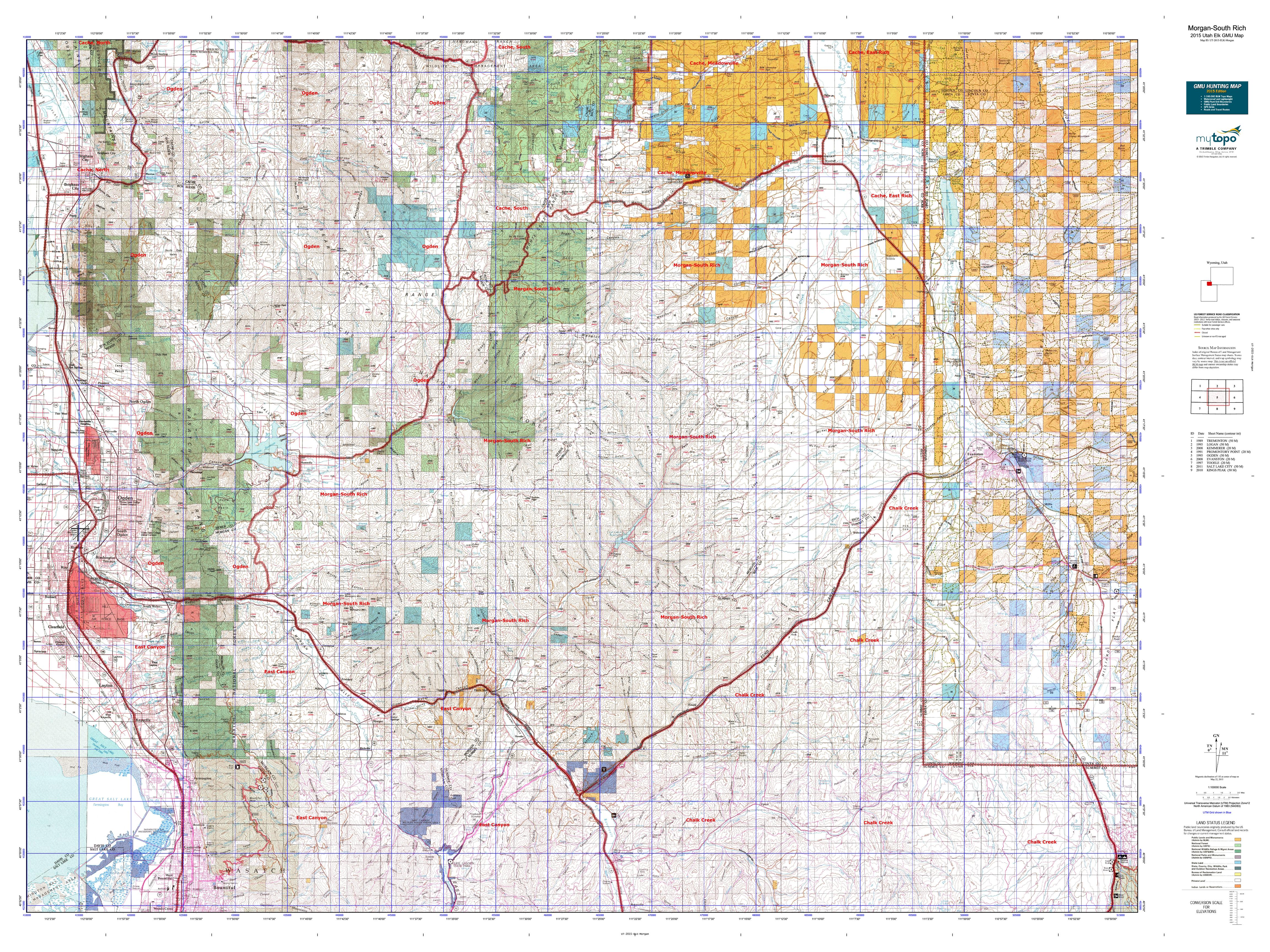 Utah Hunt Unit Map - 5v0jyqn