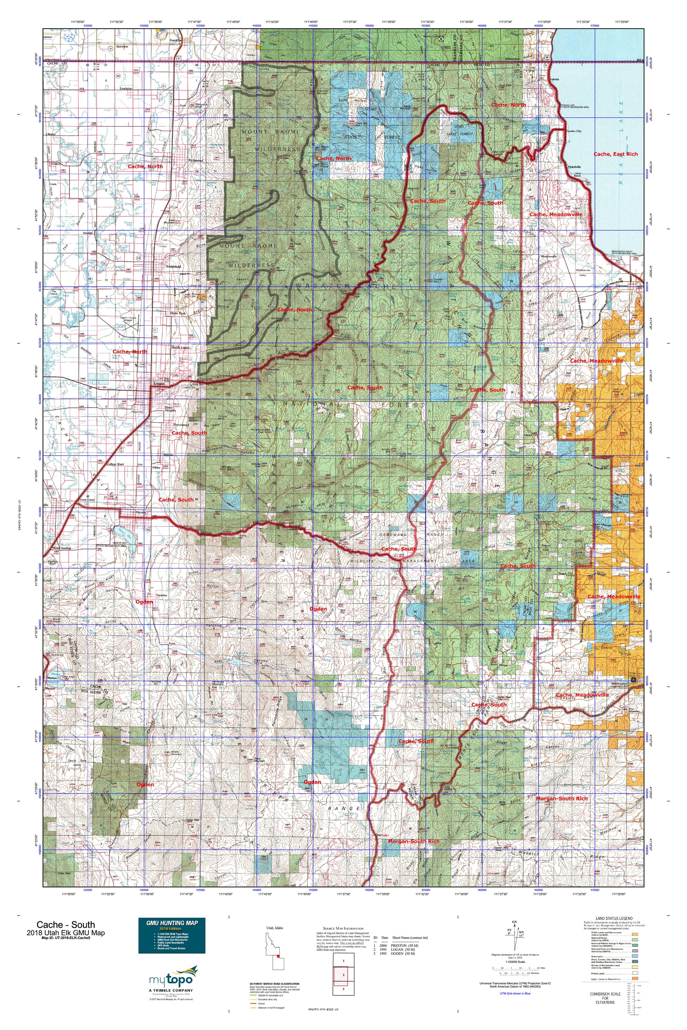 Utah Hunt Unit Map - 22jpzt9