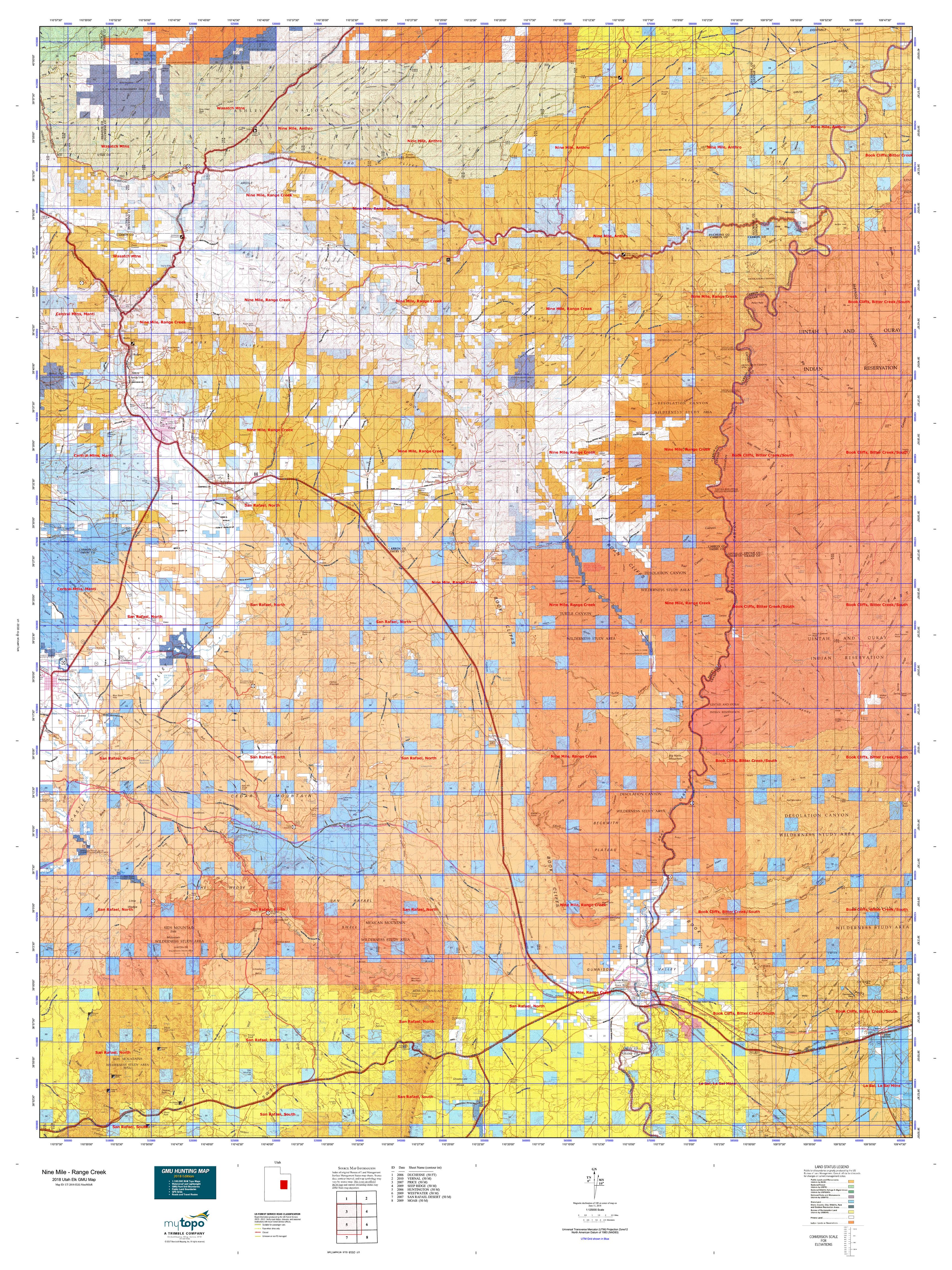 Utah Hunt Unit Map - lsy7dwj