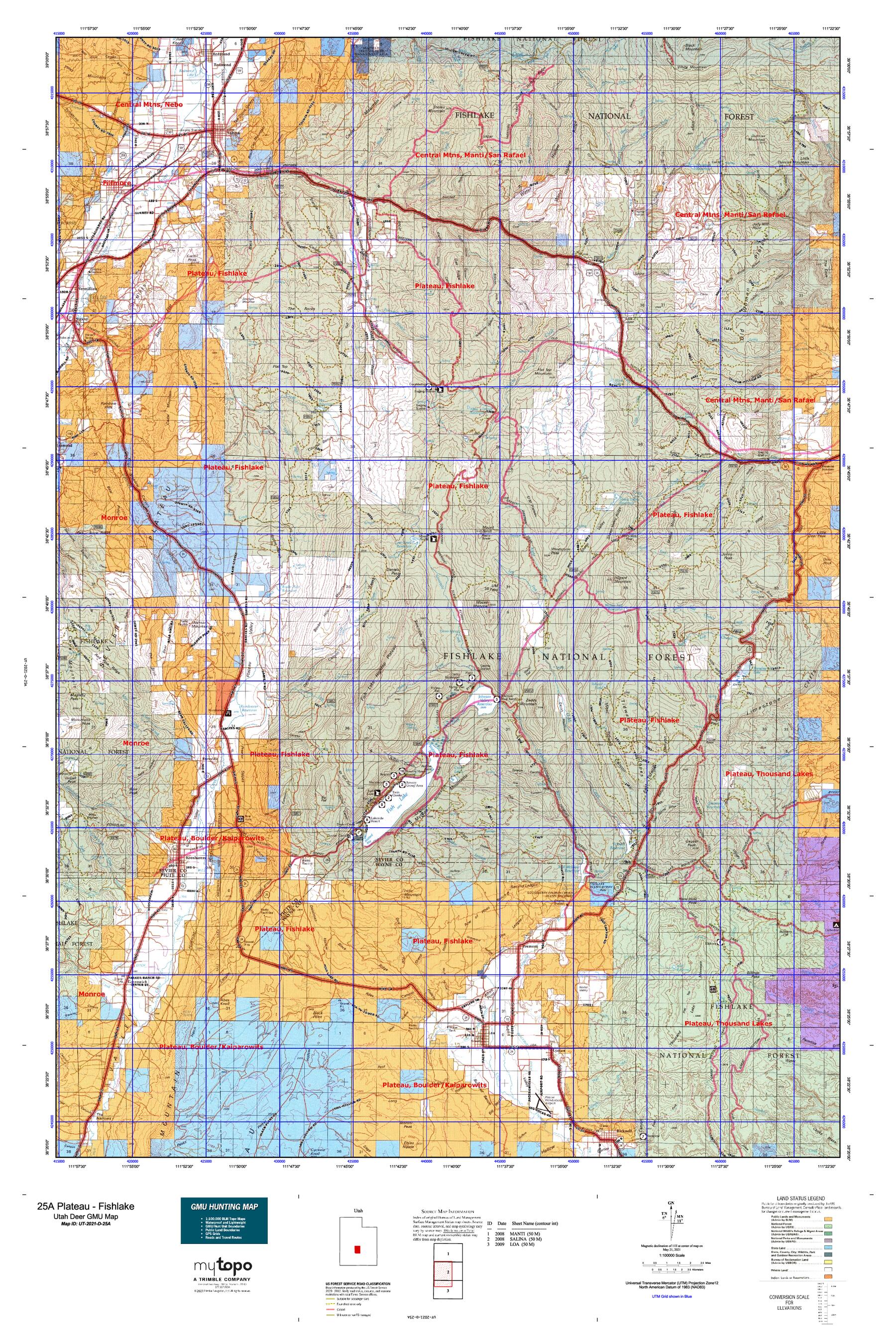 Utah Hunt Unit Map - pk1p8sb