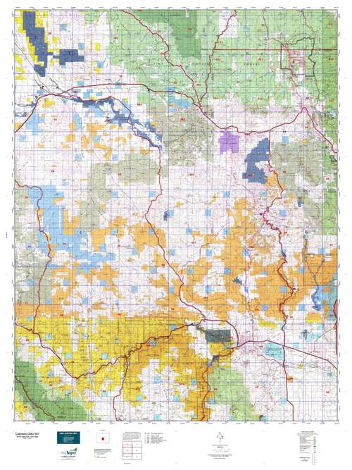 Colorado GMU 581 Map MyTopo