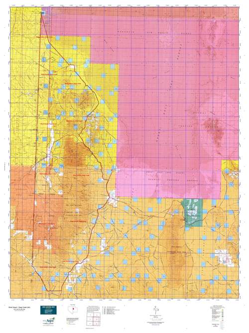 West Desert Deep Creek (elk) Map MyTopo