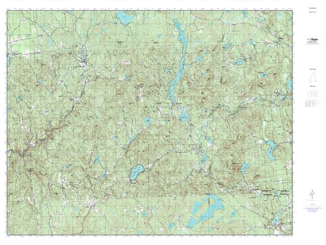 MyTopo Stoddard, New Hampshire USGS Quad Topo Map