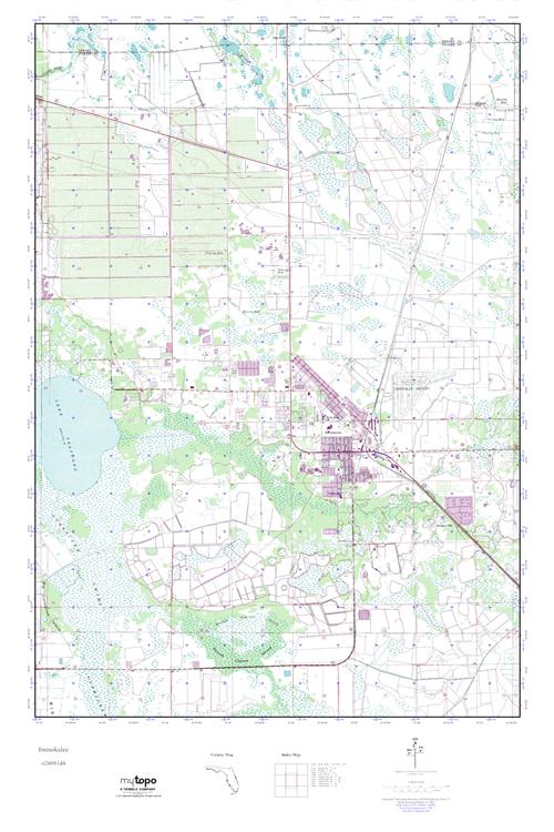 MyTopo Immokalee, Florida USGS Quad Topo Map