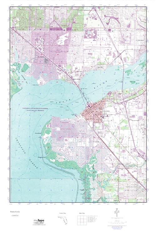 MyTopo Punta Gorda, Florida USGS Quad Topo Map