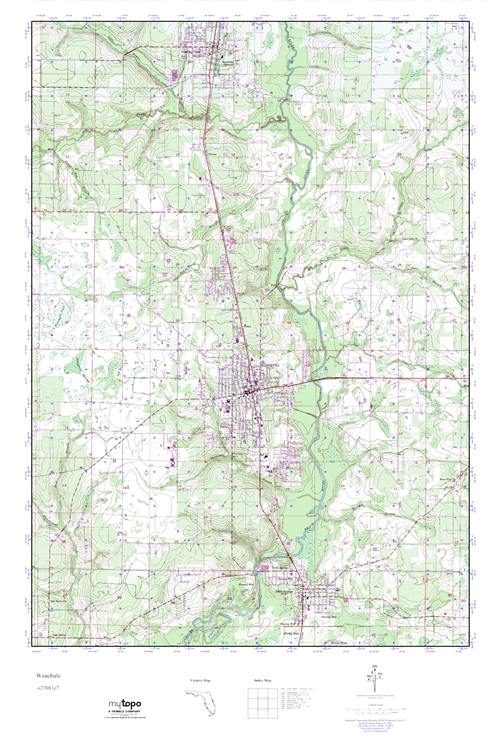 MyTopo Wauchula, Florida USGS Quad Topo Map