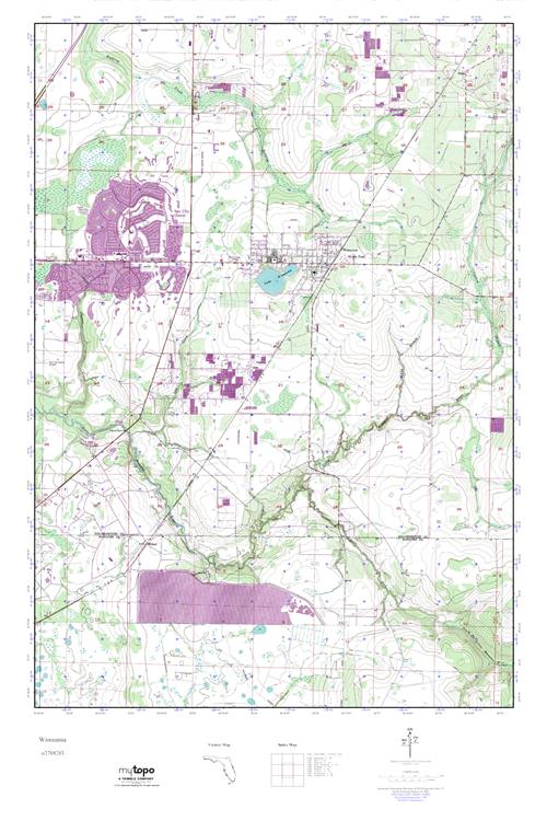 MyTopo Wimauma, Florida USGS Quad Topo Map