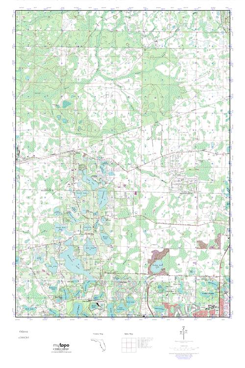 MyTopo Odessa Florida USGS Quad - O28082b5 