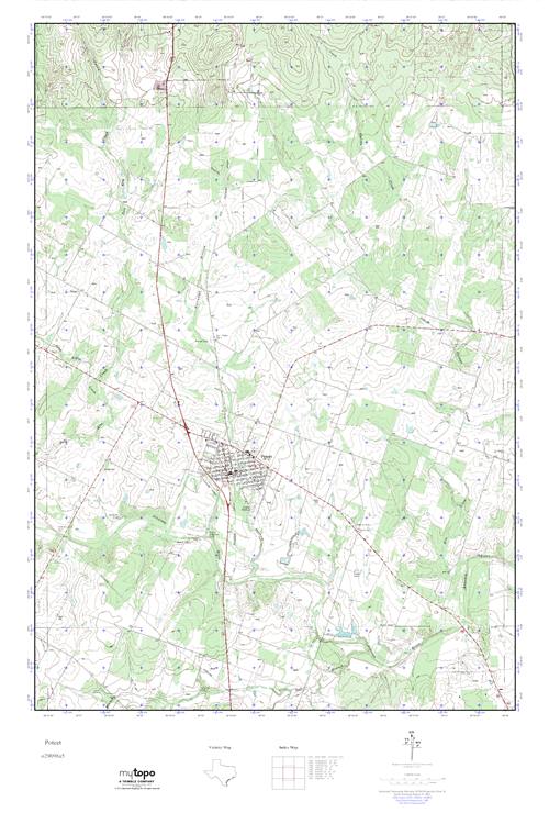 MyTopo Poteet, Texas USGS Quad Topo Map