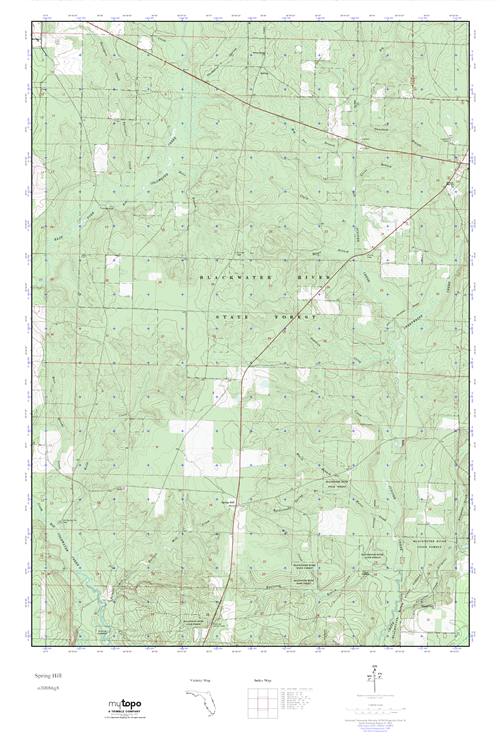 MyTopo Spring Hill Florida USGS - O30086g8