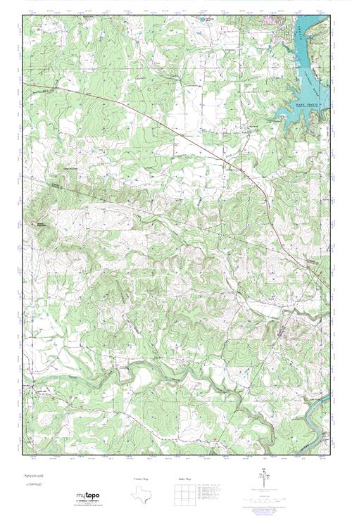 MyTopo Spicewood, Texas USGS Quad Topo Map