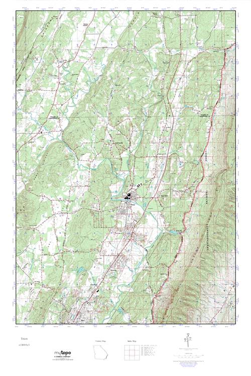 MyTopo Trion, USGS Quad Topo Map