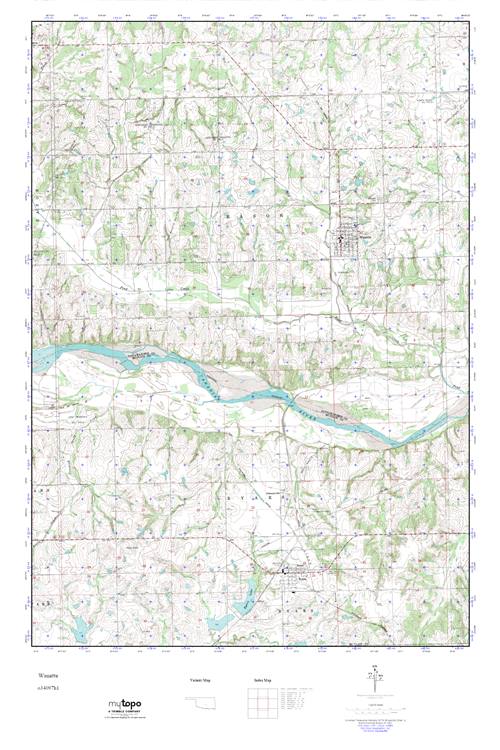 MyTopo Oklahoma USGS Quad Topo Map