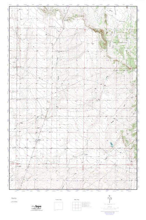 MyTopo Stanley, New Mexico USGS Quad Topo Map