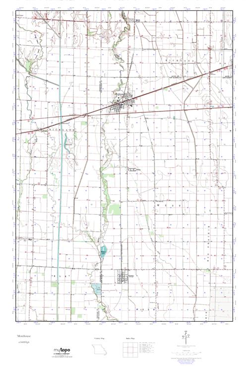 MyTopo Morehouse, Missouri USGS Quad Topo Map
