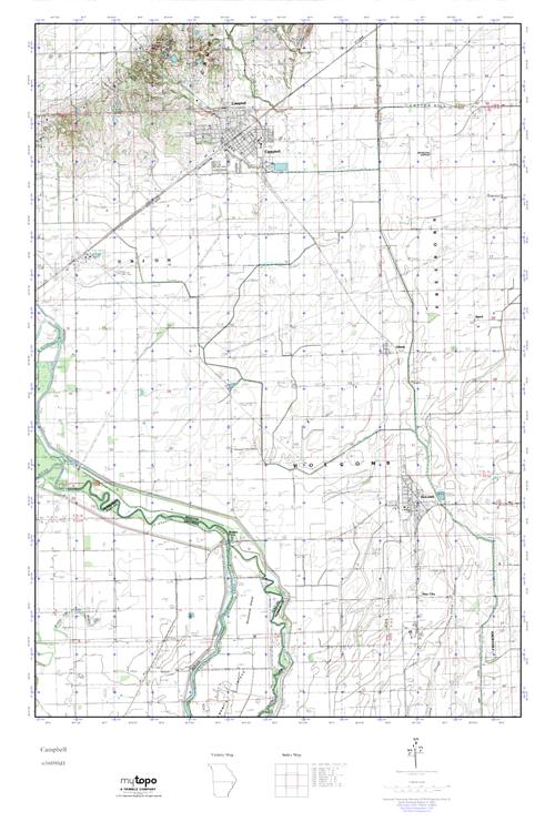 MyTopo Campbell, Missouri USGS Quad Topo Map