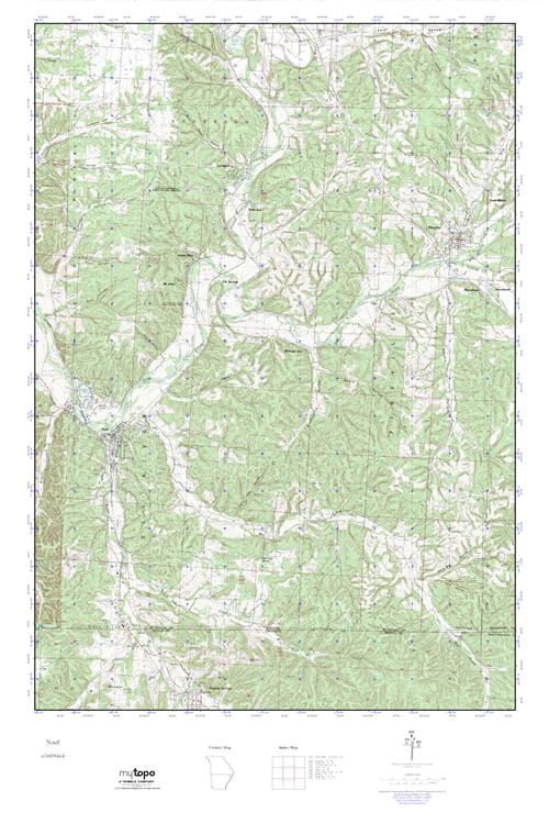 MyTopo Noel, Missouri USGS Quad Topo Map
