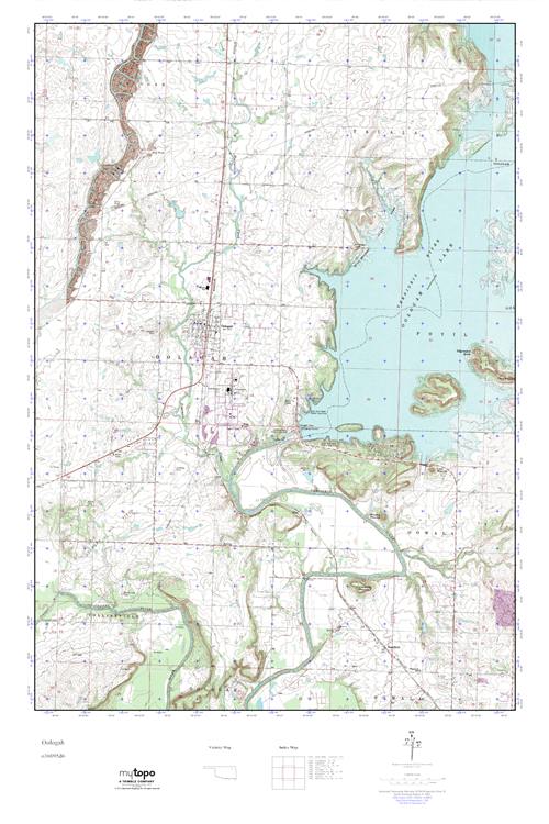 MyTopo Oologah, Oklahoma USGS Quad Topo Map