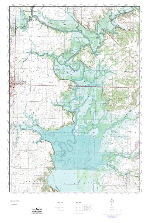 MyTopo Nowata East, Oklahoma USGS Quad Topo Map