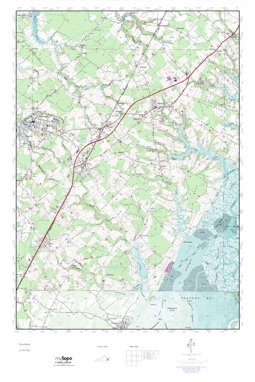 MyTopo Virginia USGS Quad Topo Map