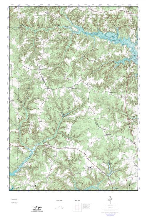 Lancaster Virginia Map