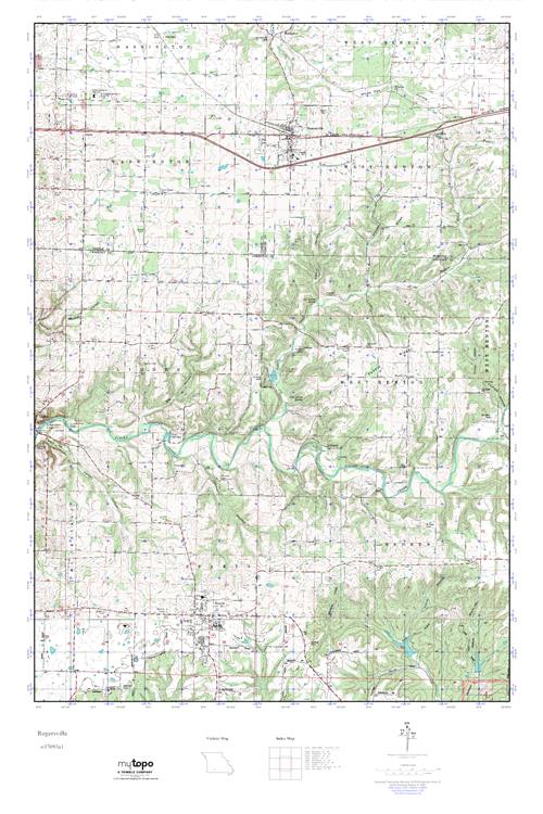 MyTopo Rogersville, Missouri USGS Quad Topo Map