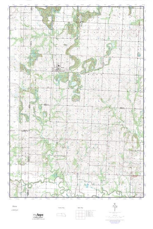 MyTopo Hume, Missouri USGS Quad Topo Map