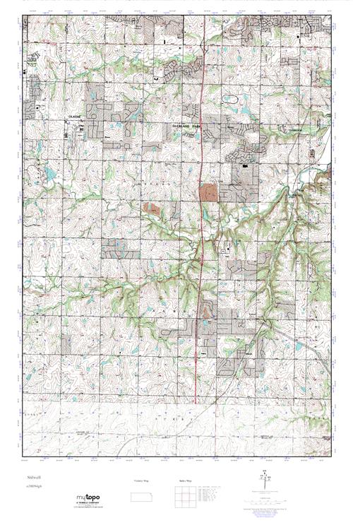 MyTopo Stilwell, Kansas USGS Quad Topo Map