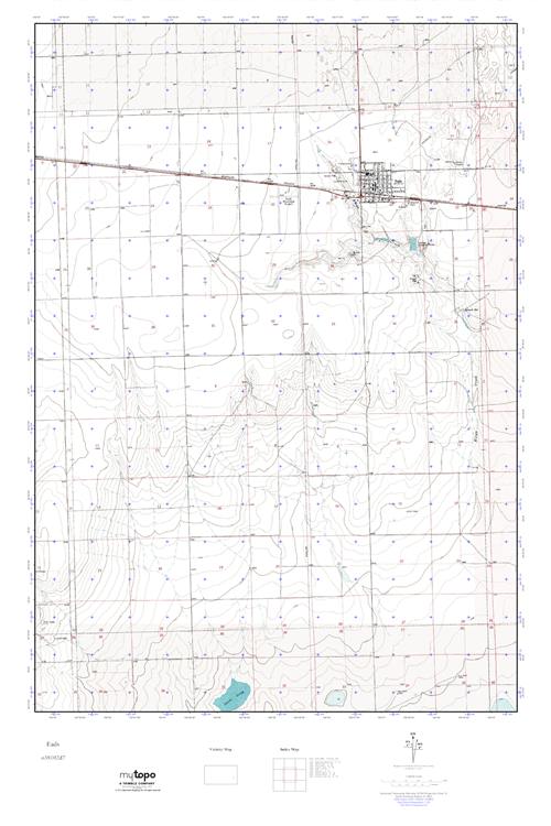 MyTopo Eads, Colorado USGS Quad Topo Map