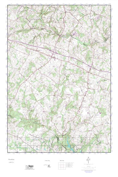 MyTopo Woodbine, Maryland USGS Quad Topo Map