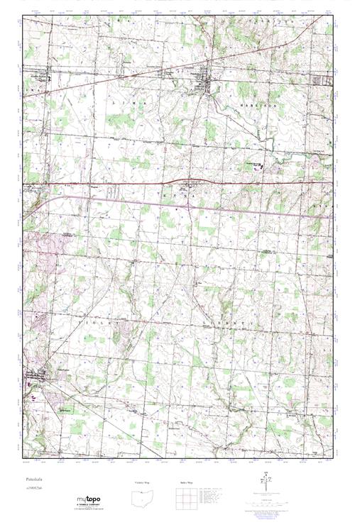 MyTopo Pataskala, Ohio USGS Quad Topo Map