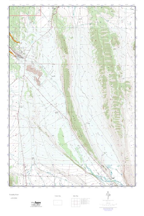 MyTopo Fairplay East, Colorado USGS Quad Topo Map