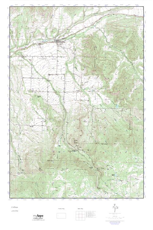 MyTopo Collbran, Colorado USGS Quad Topo Map