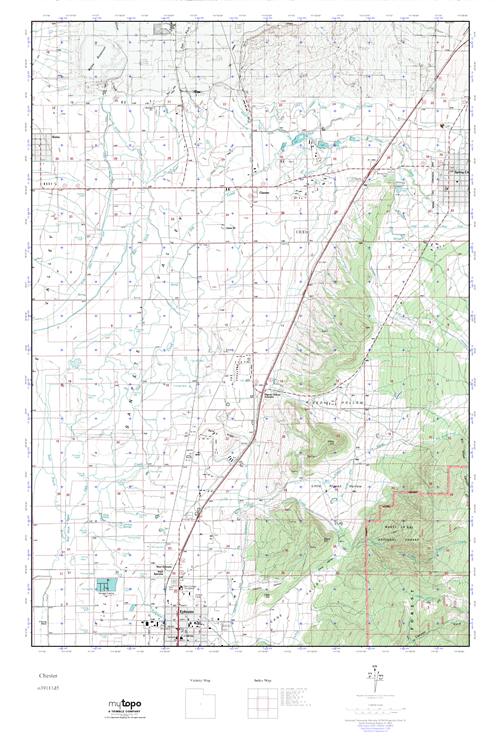 MyTopo Chester, Utah USGS Quad Topo Map