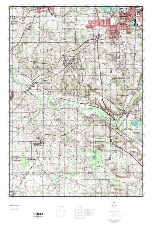 MyTopo Doylestown, Ohio USGS Quad Topo Map