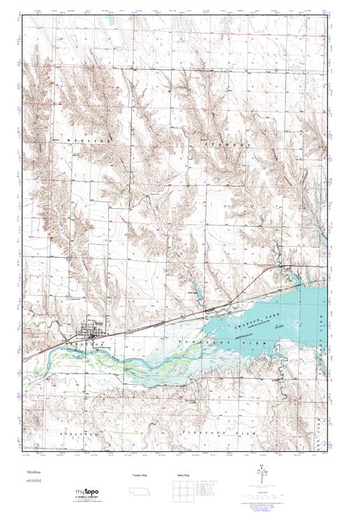 MyTopo Stratton, Nebraska USGS Quad Topo Map