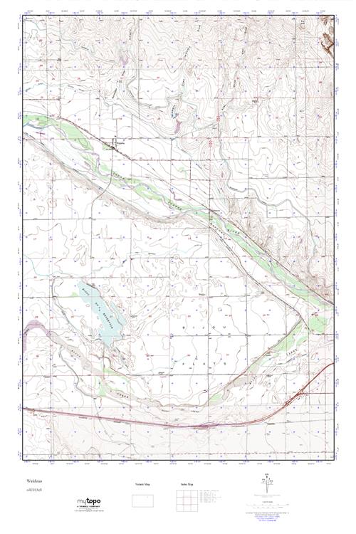 MyTopo Weldona, Colorado USGS Quad Topo Map