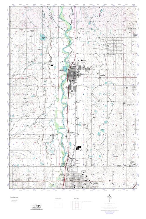 MyTopo Fort Lupton, Colorado USGS Quad Topo Map