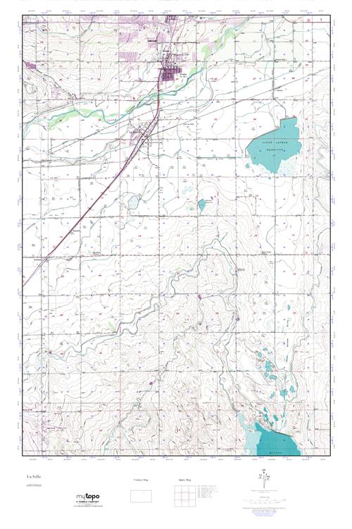 MyTopo La Salle, Colorado USGS Quad Topo Map