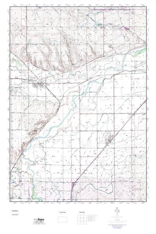 MyTopo Milliken, Colorado USGS Quad Topo Map