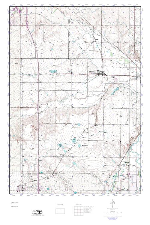 MyTopo Johnstown, Colorado USGS Quad Topo Map