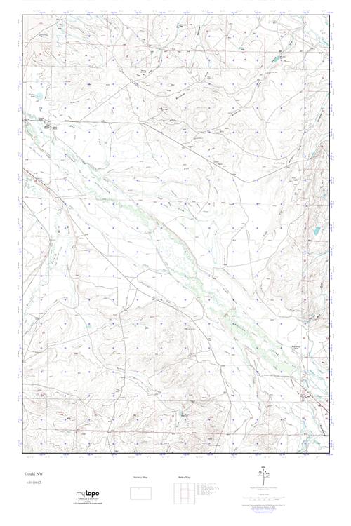 MyTopo Gould NW, Colorado USGS Quad Topo Map
