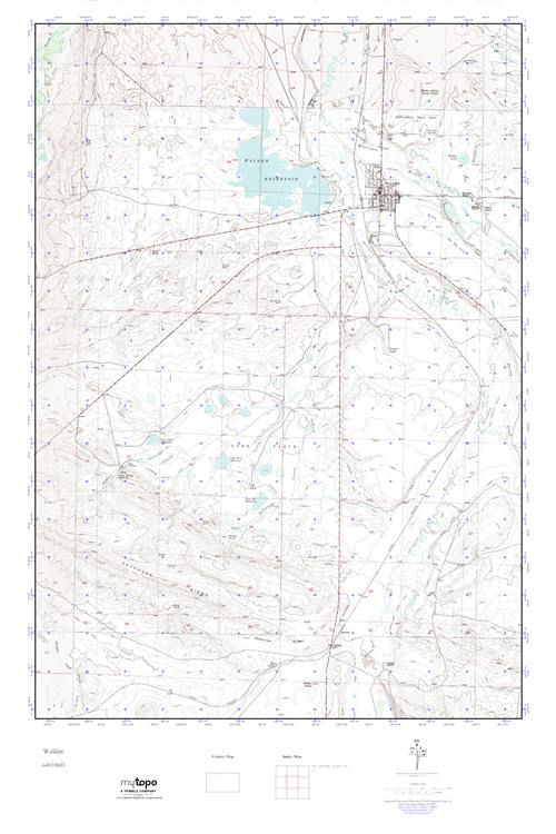 MyTopo Walden, Colorado USGS Quad Topo Map