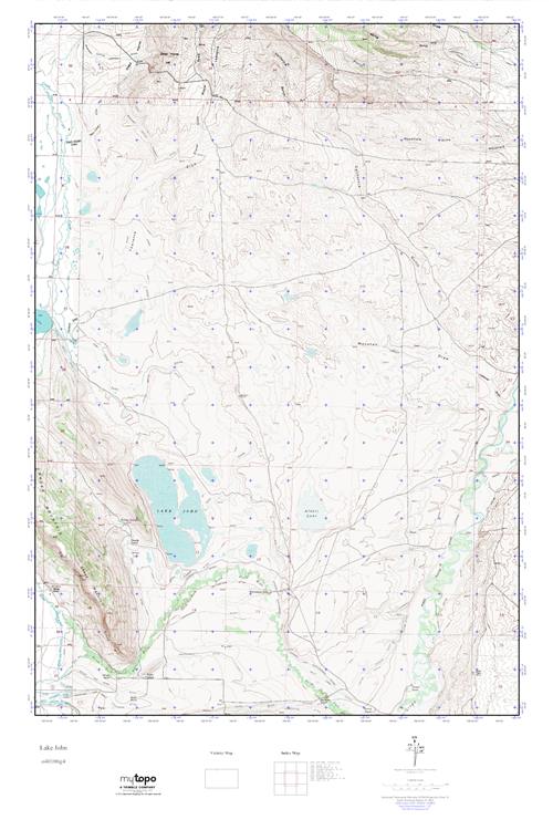 MyTopo Lake John, Colorado USGS Quad Topo Map