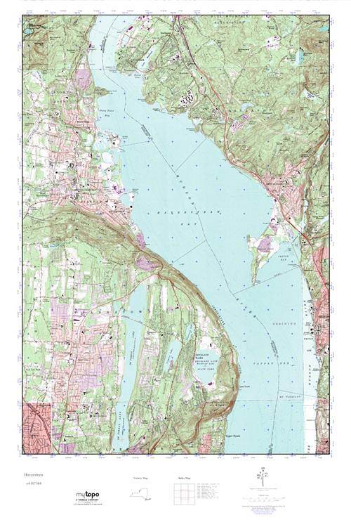 MyTopo Haverstraw, New York USGS Quad Topo Map